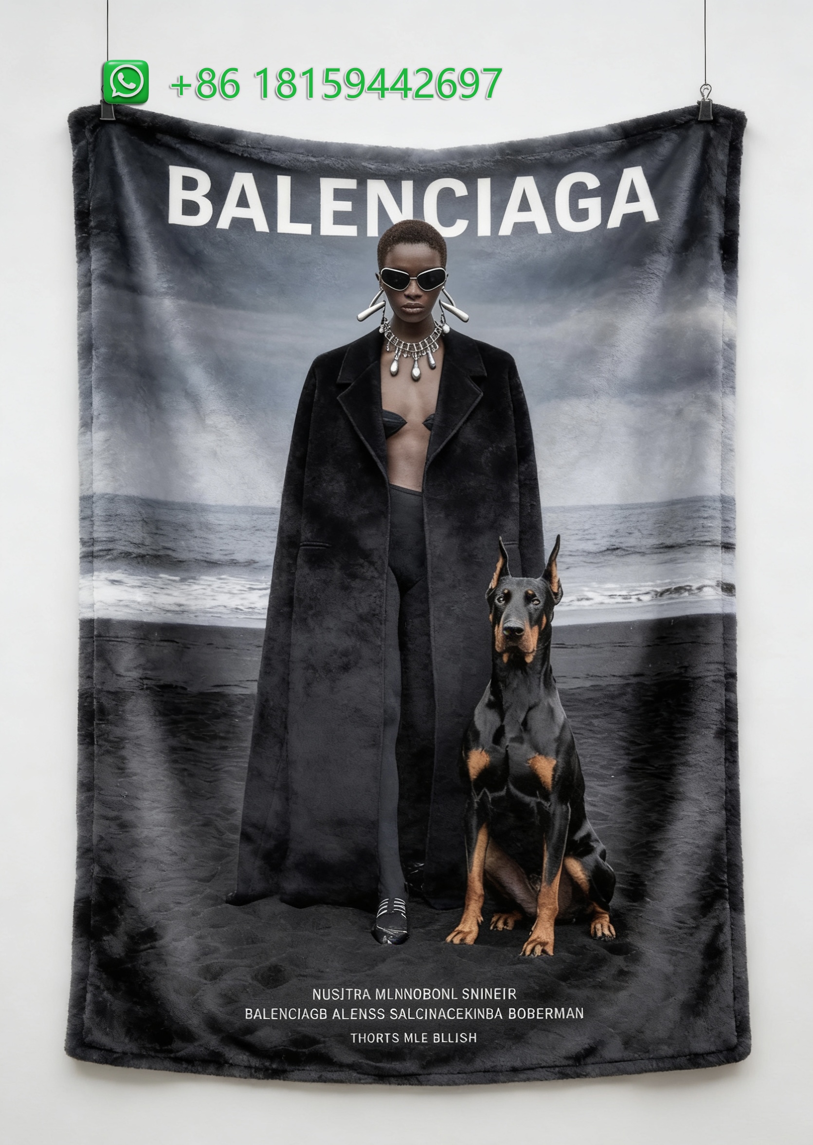 Balenciaga Throw Blankets